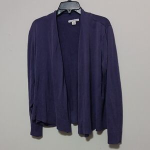Coldwater Creek Deep Purple Cardigan